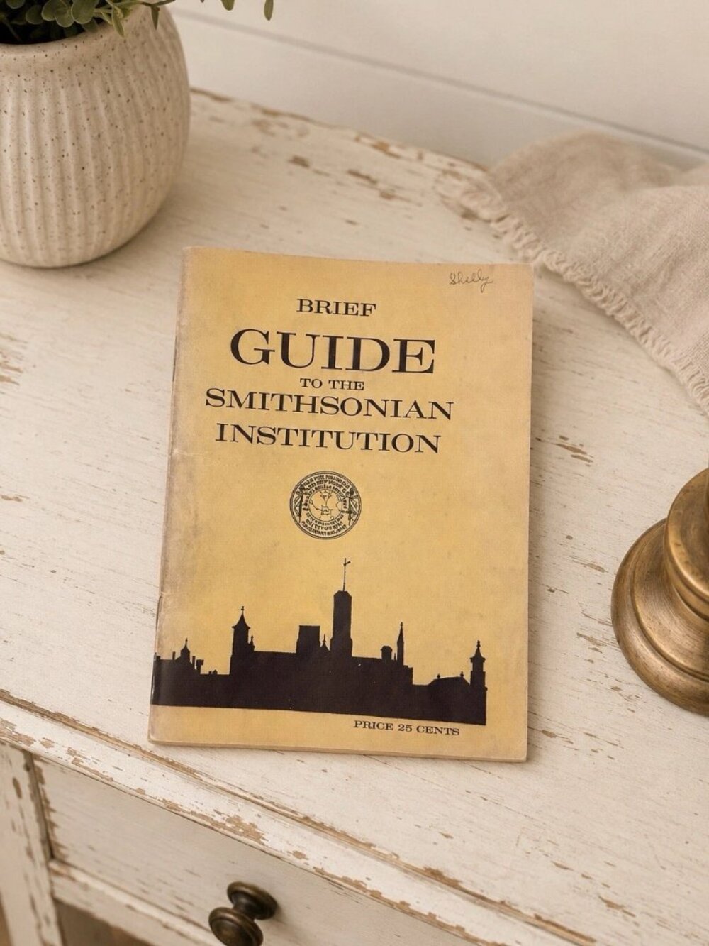 Vintage Smithsonian Institution Washington DC Guide Souvenir Booklet